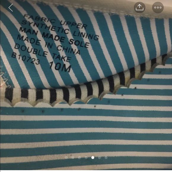 Nautical wedge sandals- Women’s size 10 - Picture 5 of 7